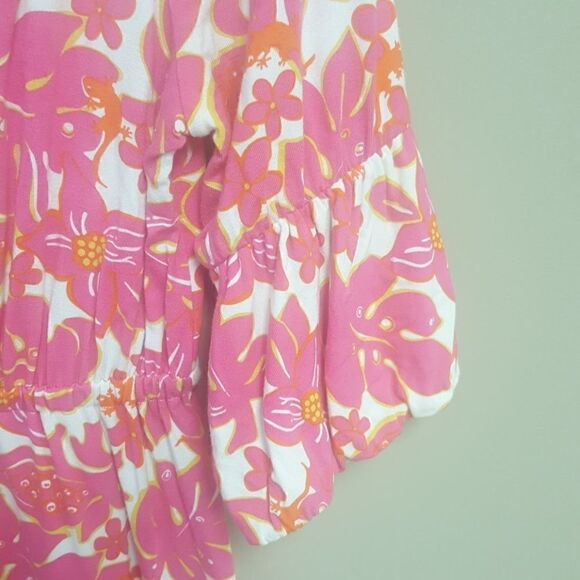 LILLY PULITZER Floral Viscose Dress - Size XS - Picture 5 of 7
